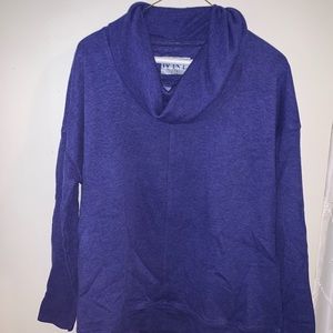 Marc New York Purple Cowl Neck Sweater